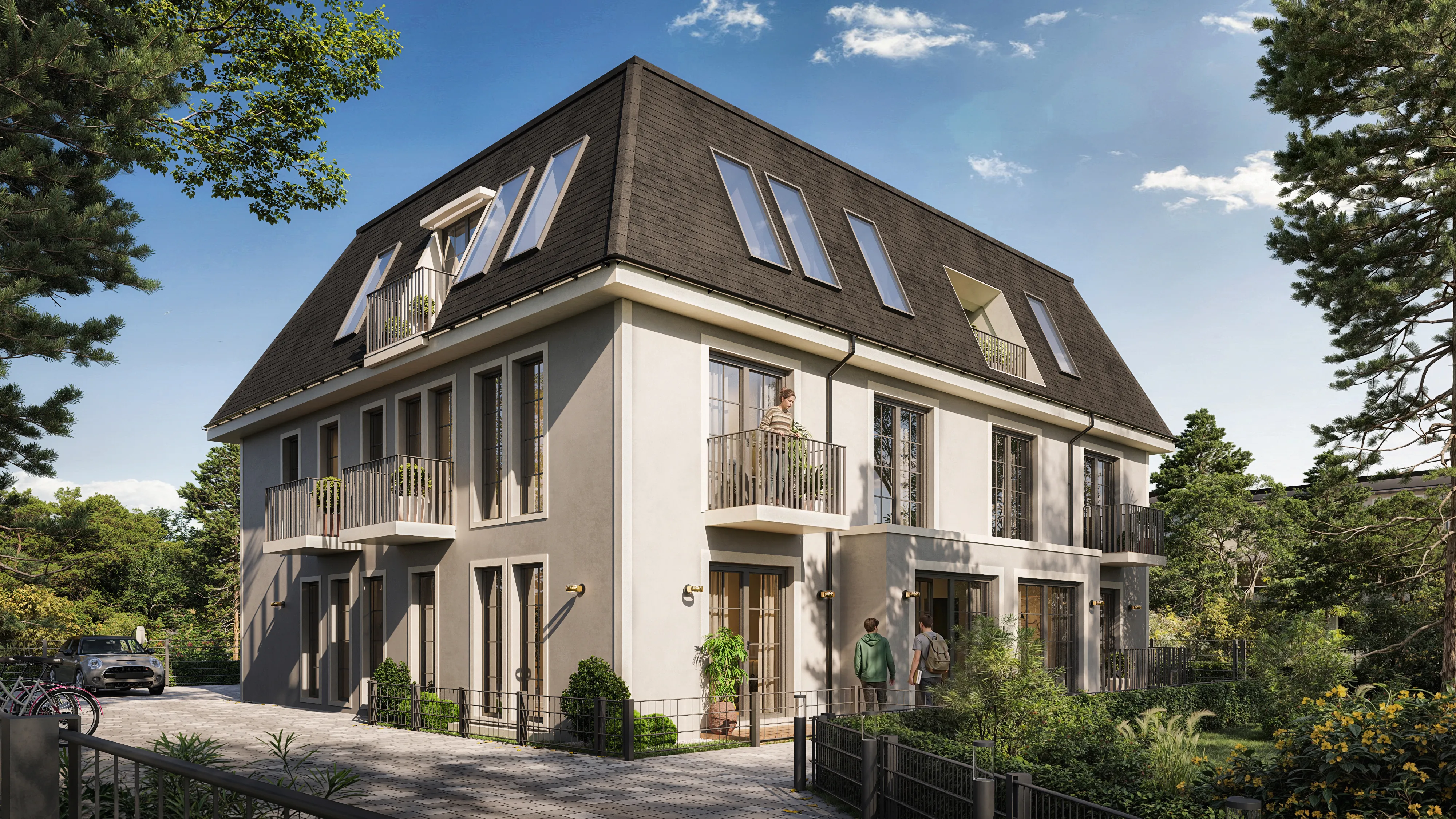 Studentenvilla Bauseweinallee bei Tag